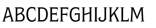 EFCO Osbert Regular Font UPPERCASE