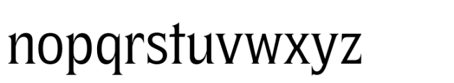 EFCO Osbert Regular Font LOWERCASE