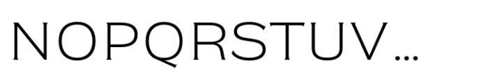 EFCO Overhold Expanded Light Font UPPERCASE