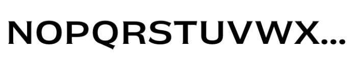 EFCO Overhold Expanded Medium Font LOWERCASE