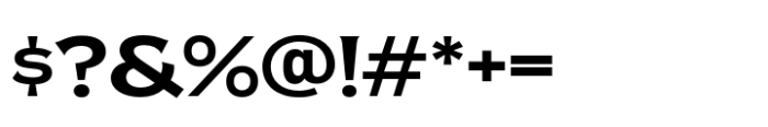 EFCO Overhold Expanded Semibold Font OTHER CHARS