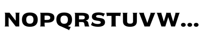EFCO Overhold Expanded Semibold Font LOWERCASE