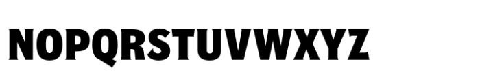 EFCO Overhold Narrow Bold Font LOWERCASE