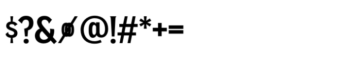 EFCO Overhold Narrow Semibold Font OTHER CHARS