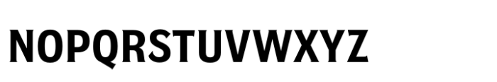 EFCO Overhold Narrow Semibold Font LOWERCASE