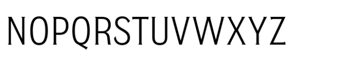 EFCO Overhold Narrow Font UPPERCASE