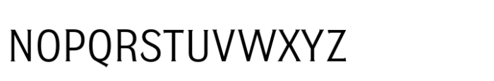 EFCO Overhold Narrow Font LOWERCASE