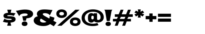 EFCO Overhold Wide Bold Font OTHER CHARS