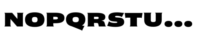 EFCO Overhold Wide Bold Font LOWERCASE