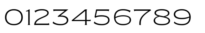 EFCO Overhold Wide Light Font OTHER CHARS