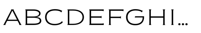 EFCO Overhold Wide Light Font UPPERCASE