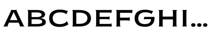 EFCO Overhold Wide Medium Font UPPERCASE