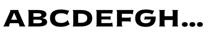 EFCO Overhold Wide Semibold Font UPPERCASE