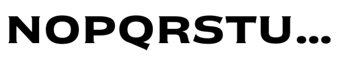 EFCO Overhold Wide Semibold Font UPPERCASE