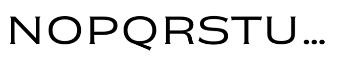 EFCO Overhold Wide Font UPPERCASE
