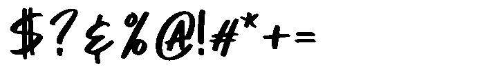 Effervescent Font OTHER CHARS