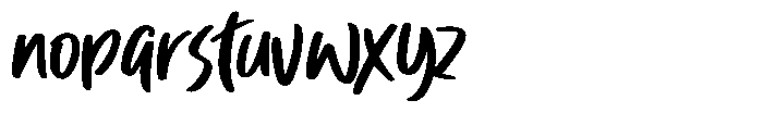 Effervescent Font LOWERCASE