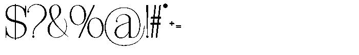 Effidhem Mevagen  Bold Regular Font OTHER CHARS