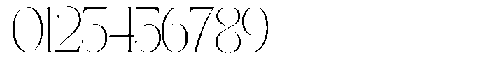Effidhem Mevagen  Condensed Regular Font OTHER CHARS