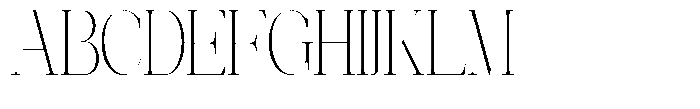 Effidhem Mevagen  Condensed Regular Font UPPERCASE