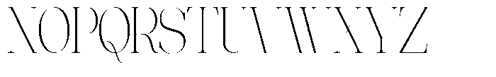 Effidhem Mevagen  Condensed Regular Font UPPERCASE