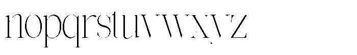 Effidhem Mevagen  Condensed Regular Font LOWERCASE