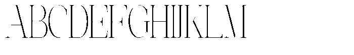 Effidhem Mevagen  Ex Condensed Regular Font UPPERCASE