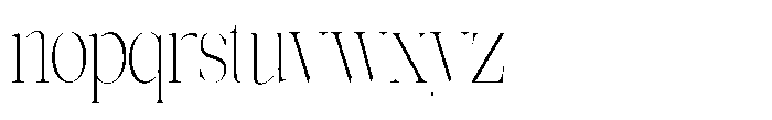 Effidhem Mevagen  Ex Condensed Regular Font LOWERCASE