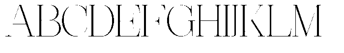 Effidhem Mevagen  Ex Expanded Regular Font UPPERCASE