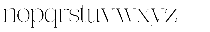 Effidhem Mevagen  Expanded Regular Font LOWERCASE