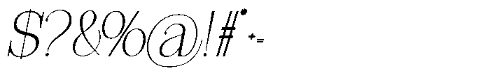 Effidhem Mevagen  Italic Bold Regular Font OTHER CHARS