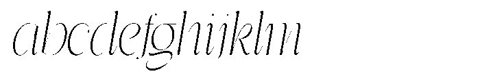 Effidhem Mevagen  Italic Conden Regular FONT
