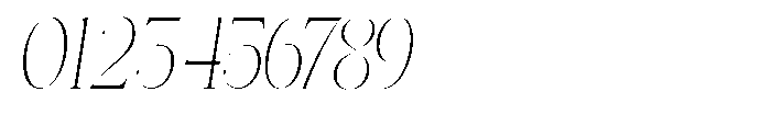 Effidhem Mevagen  Italic Ex Condensed Regular Font OTHER CHARS