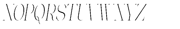Effidhem Mevagen  Italic Ex Condensed Regular Font UPPERCASE
