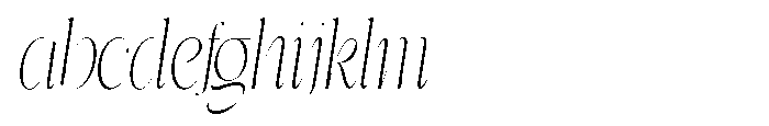 Effidhem Mevagen  Italic Ex Condensed Regular FONT
