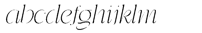 Effidhem Mevagen  Italic Ex Expa Regular FONT