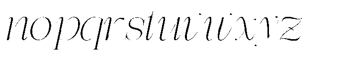 Effidhem Mevagen  Italic Expand Regular Font LOWERCASE