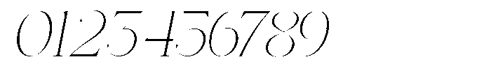 Effidhem Mevagen  Italic Regular Font OTHER CHARS