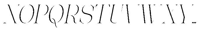Effidhem Mevagen  Italic Regular Font UPPERCASE