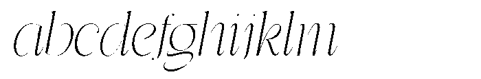 Effidhem Mevagen  Italic Regular FONT