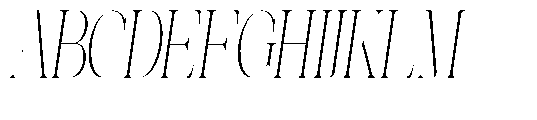 Effidhem Mevagen  Italic Scale Regular Font UPPERCASE