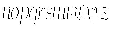Effidhem Mevagen  Italic Scale Regular Font LOWERCASE