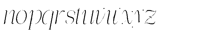 Effidhem Mevagen  Italic Sm Condensed Regular Font LOWERCASE