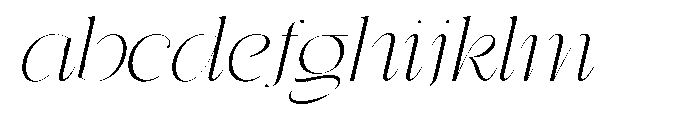 Effidhem Mevagen  Italic Sm Expa Regular FONT