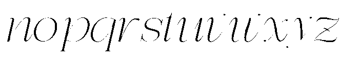 Effidhem Mevagen  Italic Sm Expa Regular Font LOWERCASE