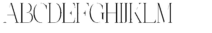 Effidhem Mevagen  Regular Font UPPERCASE