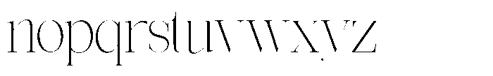 Effidhem Mevagen  Regular Font LOWERCASE