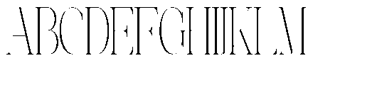 Effidhem Mevagen  Scale Regular Font UPPERCASE