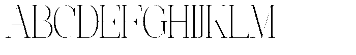 Effidhem Mevagen  Semi Condensed Regular Font UPPERCASE