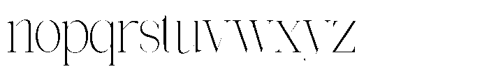 Effidhem Mevagen  Semi Condensed Regular Font LOWERCASE